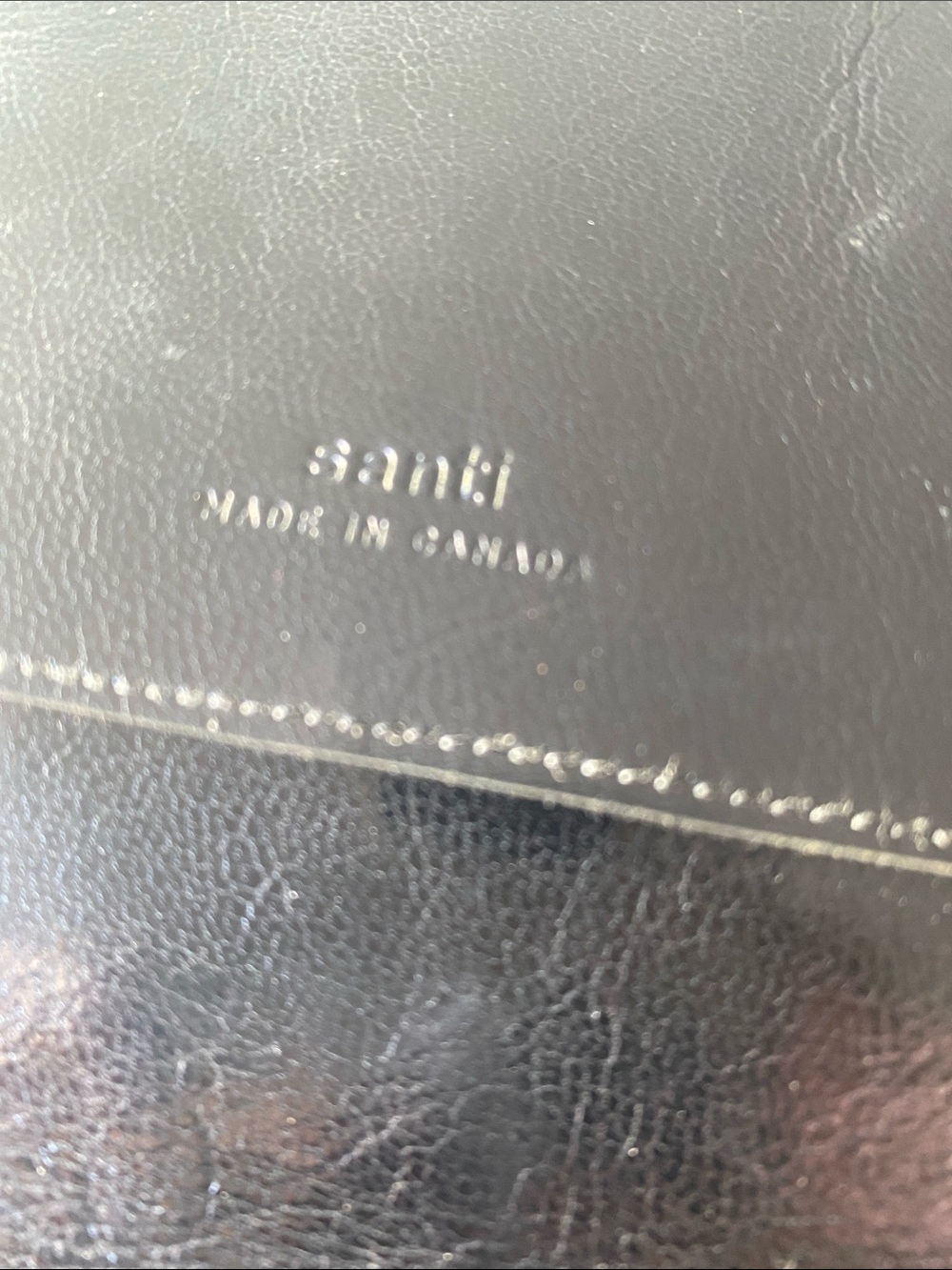 Santi vintage made in Canada black bag - Picture 3 of 9